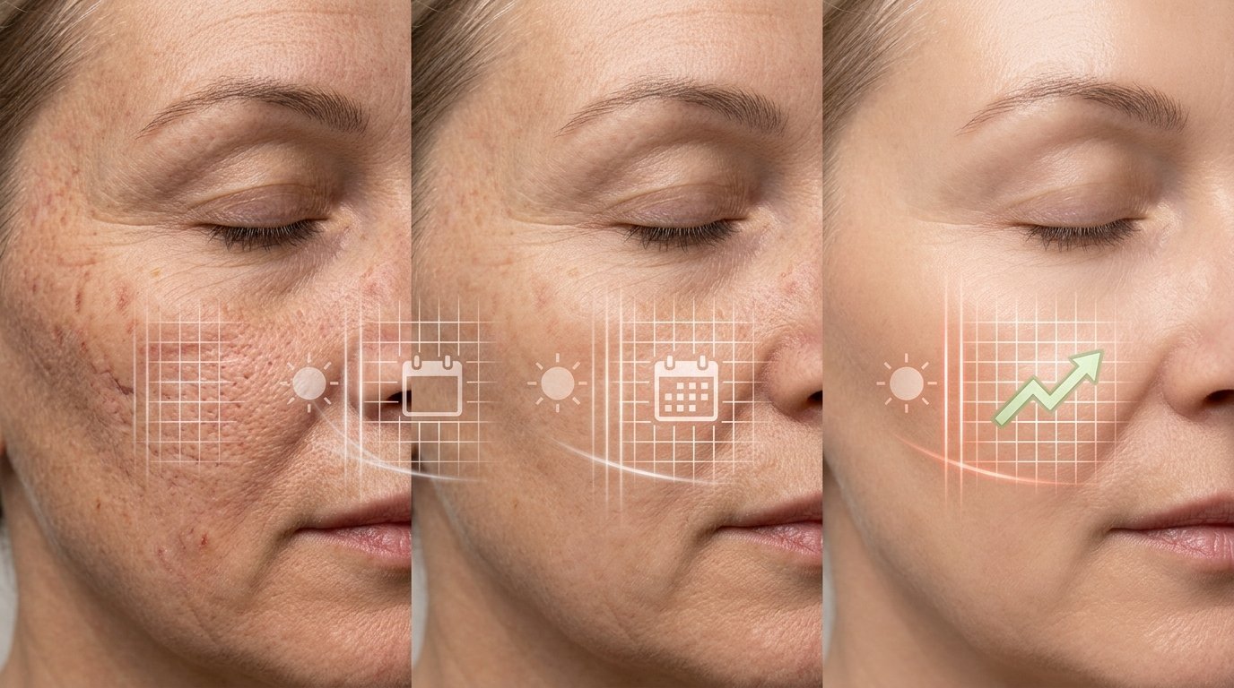 laser resurfacing progressional treatment